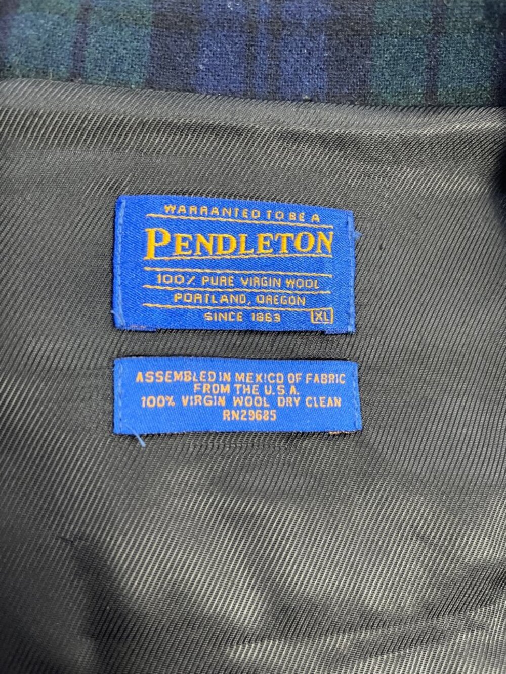 Pendleton Topsman 3 Button Wool Blazer Jacket Mens XL Blackwatch Limited Edition - Picture 4 of 10